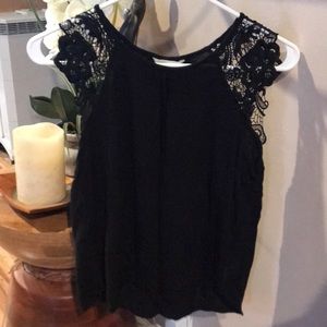 Black tank top, size small, H&M